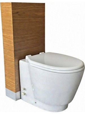 Isvea - Soluzione Ahşap Rezervuarlı Btw Klozet Seti Kapak Dahil Outlet - 10SZ1001SVTK-