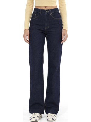 Hiccup Kadınlar Squalo Kadın Pantolon Koyu Mavi Denim