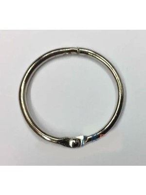 Epilons Kilitli Yuvarlak Halka, 2,5cm - 100 Adet