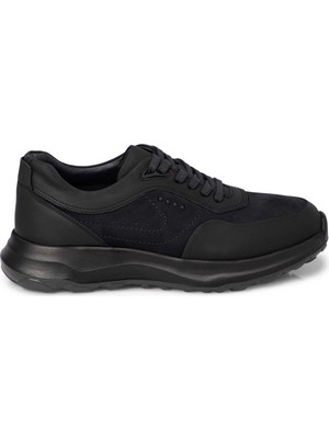Tergan Lacivert Hakiki Deri Erkek Sneaker - E25S1AY57439-C39