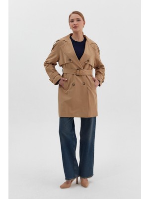Nish&Chic Midi Trençkot