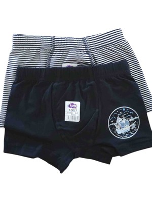 Kota Erkek Çocuk 2'li Boxer (Lacivert)