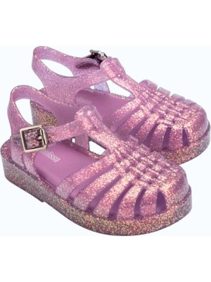 Mini Melissa Kız Çocuk 22-27 Numara Possession Shiny Sandalet Mor