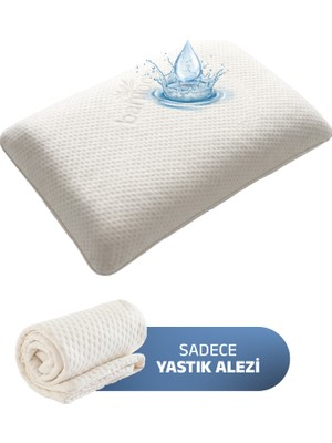 Viscotex Bamboo Çocuk Yastık Alezi, 66X33 Cm, Sıvı Geçirmez Yastık Koruyucu Kılıf 1 Adet