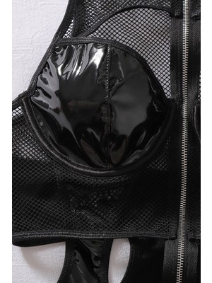 BMD Gallia Fantezi Bodysuit - Siyah