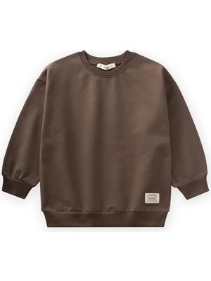 Cigit Sweatshirt 2-12 Yaş Kahverengi