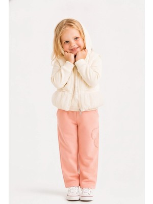 Nk Kids Kız Bebek 1-4 Yaş Krape Şişme Yelek Krem