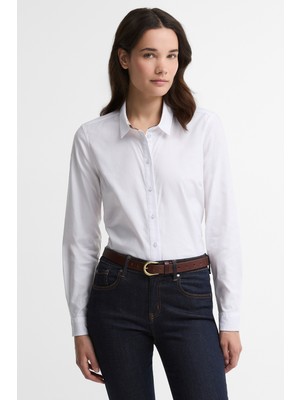 Barbour Derwent Gömlek WH73 White Lt Muted Tartan