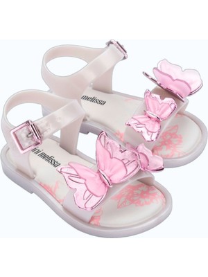 Mini Melissa Kız Bebek 21-30 Numara Fly Sandalet Beyaz