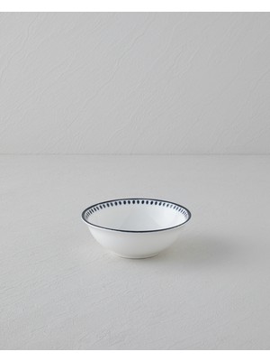 English Home Monarch Porselen Kase 14 cm Siyah - Beyaz