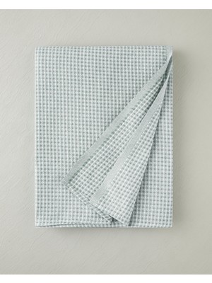English Home Modern Grid Tek Kişilik Pike 150X220 cm Yeşil