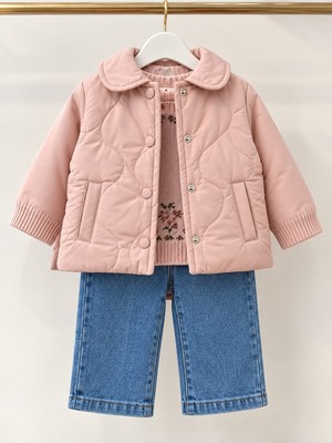 Ecoo Kids Kız Trikolu Yelekli Takım