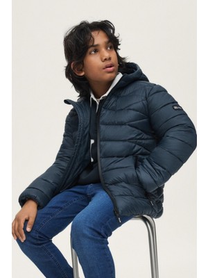 Mayoral Erkek Çocuk 10-16 Yaş Basic Dolgulu Mont Lacivert