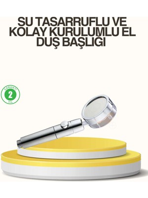 Bin1çeşit Su Basıncını Artıran Sızdırmaz Duş Başlığı