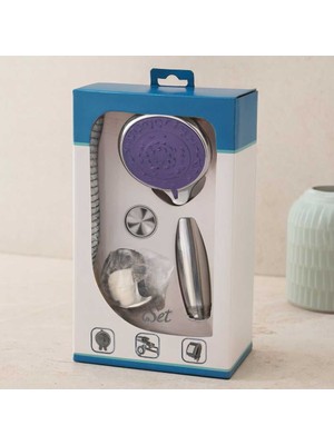 Bin1çeşit Krom Fonksiyonlu Duş Başlığı Metal Hortum Mafsal