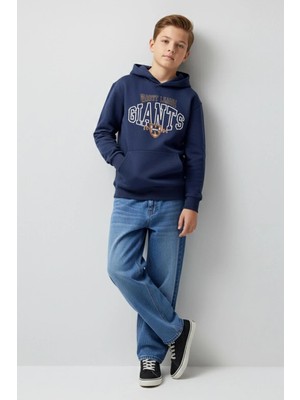 Dmb Erkek Çocuk 9-14 Yaş Regular Fit Denim Pantolon Kot Mavi