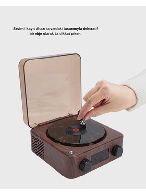 Bin1çeşit Fonksiyonel Gece Lambası Bluetooth Hoparlör 1 Adet