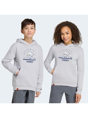 Adidas K Minecraft mt Çocuk Gri Sweatshirt.-