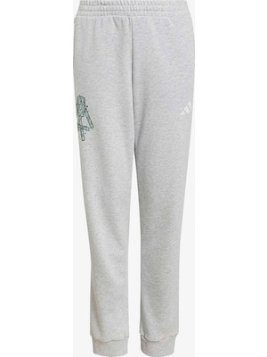 Adidas J Minecraft Pnts Çocuk Gri Eşofman Altı.-