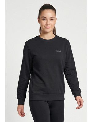 Hummel Logolu Regular Fit Bisiklet Yaka Sweat Kadın Sweat 922574