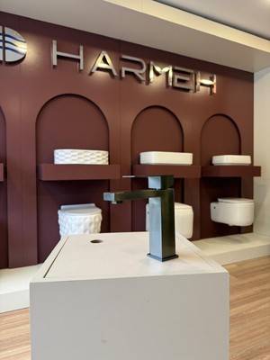 Harmeh Concept 3023ANT Ss Kare Lavabo Bataryası Antrasit