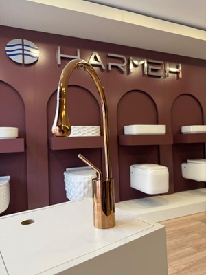 Harmeh Concept E2007RG Milano Çanak Lavabo Bataryası Bakır