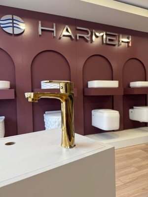 Harmeh Concept 6323G Meryem Sabit Lavabo Bataryası Gold
