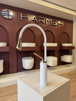 Harmeh Concept E2007W Milano Çanak Lavabo Bataryası Beyaz