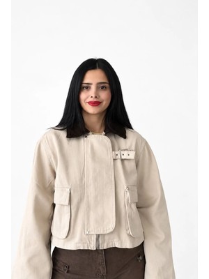 Flow Gabardin Ceket