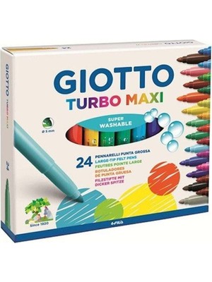 Giotto Fıla Gıotto Turbo Maxi Jumbo Keçeli Kalem 24 Lü