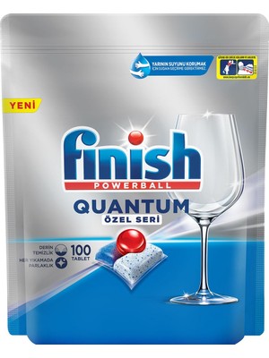 1001 Quantum Özel Seri 100 Kapsül Bulaşık Makinesi Deterjanı Tableti (1 x 100 Kapsül)