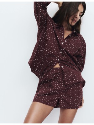 Marks & Spencer Puantiyeli Pijama Takımı