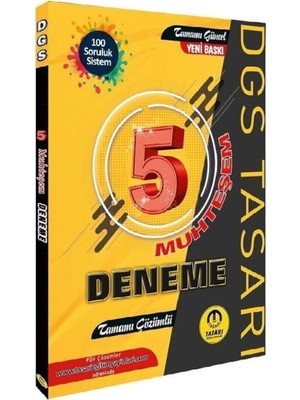 Lisinya Tasarı Dgs 5 Muhteşem Çözümlü Deneme