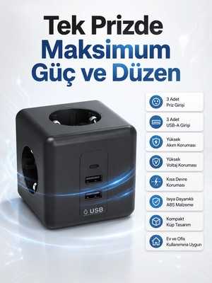 Astraltech Akım Korumalı 3440 Priz