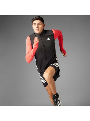 Adidas Adizero Erkek Siyah Koşu Yeleği.-
