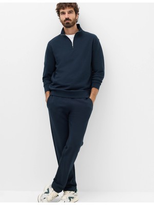 Marks & Spencer Pamuk Karışımlı Yarım Fermuarlı Sweatshirt