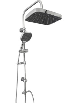 Harmeh Concept Ht 6219C Zeon Pirinç Ayaklı Duş Seti