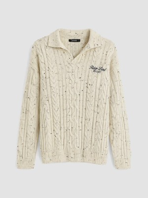 LC Waikiki Polo Yaka Nakışlı Erkek Triko Kazak  (W6)