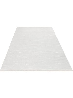 Bespoky Odyssey Modern Krem Mikrofiber Dikdörtgen Modern Desenli Akrilik Hav Vermeyen Leke Tutmayan Kolay Temizlenen Yumuşak Makine Salon Yolluk Mutfak Halı