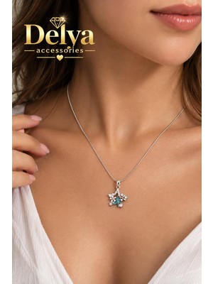 Delya Accessories Yıldız Model Çelik Kolye 45 cm