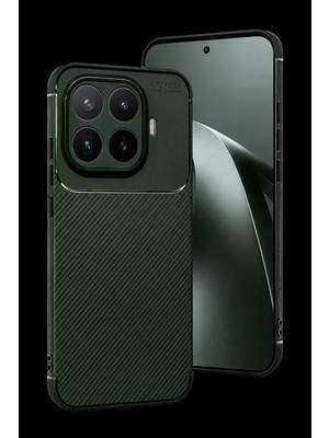 Xiaomi Mi 17T Pro Auto Focus Karbon Kapak - Koyu Yeşil