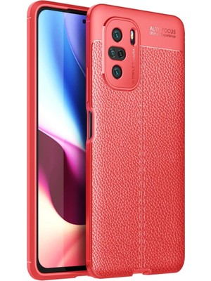 Xiaomi Poco F3 Kılıf Auto Focus Kapak - Kırmızı
