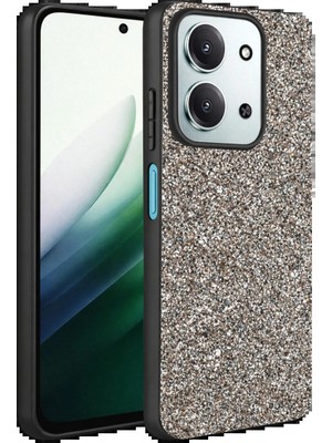 Onegif Xiaomi Redmi 15C 4g Bright Simli Kapak - Gümüş