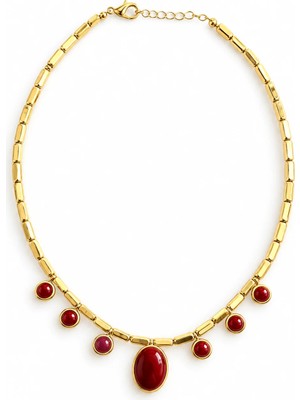Venüs Design Rossa Taşlı Kolye
