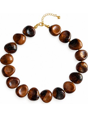 Venüs Design Chestnut Boncuk Kolye