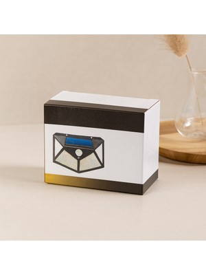 Solar Hareket Sensörlü Dış Mekan Aplik Lambası 9.5X13.5 cm