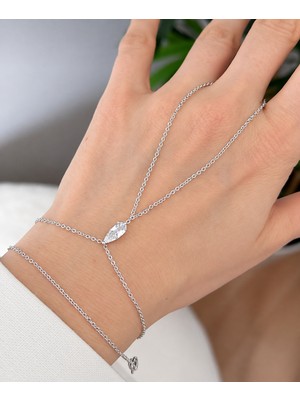 Venüs Design Çelik Damla Taşlı Şahmeran