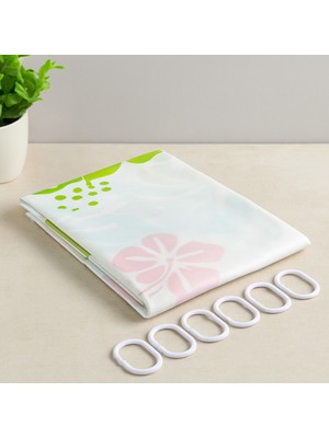 Pvc Banyo Duş Perdesi Çift Kanat