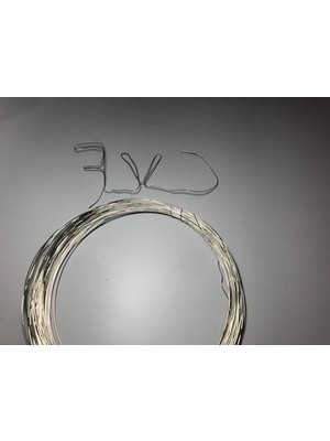 Odea 20 Metre Uzunluğunda 1mm Paslanmaz Takı Teli, Takı Yapımı Için