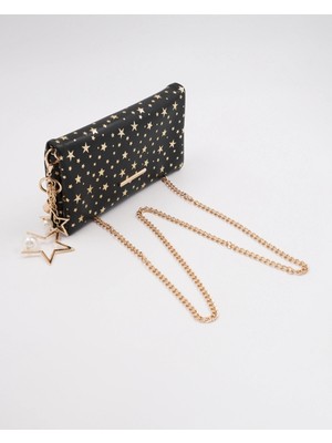 Laletto Bags Kadın Zincir Askılı Charm Detaylı Clutch Çanta